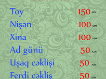 Foto çəkiliş xidməti