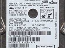 HDD, 750GB
