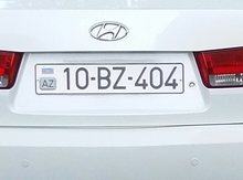 Avtomobil qeydiyyat nişanı 10-BZ-404
