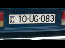 Avtomobil qeydiyyat nişanı - 10-UG-083
