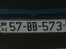 Avtomobil qeydiyyat nişanı -57-BB-573