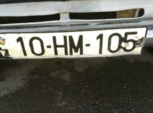 Avtomobil qeydiyyat nişanı - 10-HM-105