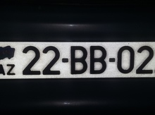 Avtomobil qeydiyyat nişani - 10-BB-022