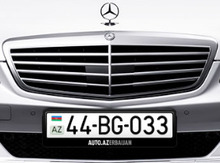 Avtomobil qeydiyyat nişanı - 44-BG-033