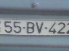 Avtomobil qeydiyyat nişanı - 55-BV-422