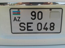 Avtomobil qeydiyyat nişanı - 90-SE-048