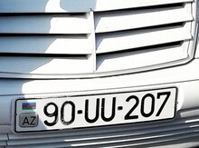 Avtomobil qeydiyyat nişanı - 90-UU-207