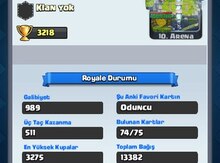 "Clash Royale" oyun akkauntu