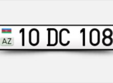 Avtomobil qeydiyyat nişanı - 10-DC-108