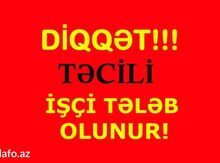 Satış təmsilçisi tələb olunur