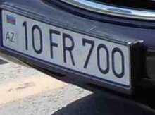 Avtomobil qeydiyyat nişanı -10-FR-700