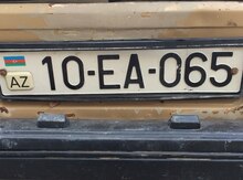 Avtomobil qeydiyyat nişanı -10-EA-065