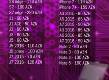 Telefon şüşələrin dəyişilməsi xidməti