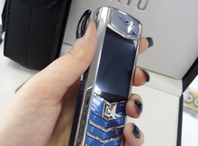 Vertu Signature S Design Blue Alligator 2017