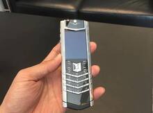 Vertu Signature S Design Stainless Steel Black leather 2017