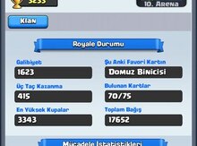 "Clash royale" oyun akkauntu