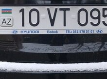 Avtomobil qeydiyyat nişanı - 10-VT-095