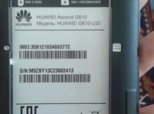 "Huawei G610-U20" telefon