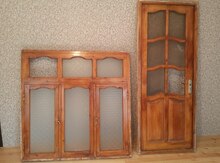 Taxta qapı və pəncərə