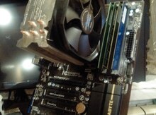 Motherboard, CPU, Ram, Cpu cooling