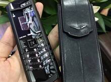 Vertu Pure Black Matt Plate Classic Design