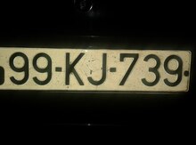 Avtomobil qeydiyyat nişanı - 99-KJ-739