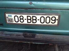 Avtomobil qeydiyyat nişanı - 08-BB-009