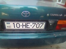 10-HE-707 avtomobil qeydiyyat nişanı
