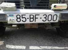 Avtomobil qeydiyyat nişanı - 85-BF-300