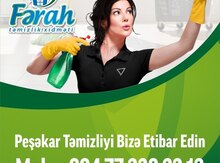 Təmizlik xidməti "Fərah"