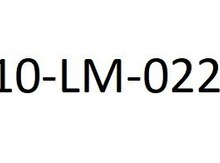 Avtomobil qeydiyyat nişanı - 10-LM-022