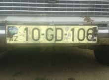 Avtomobil qeydiyyat nişanı - 10-GD-106