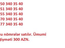 Paket nömrə – (050-051-055-077-070) - 340-35-40