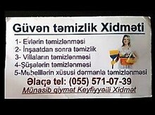 Təmizlik xidməti