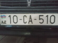 Avtomobil qeydiyyat nişanı - 10-CA-510