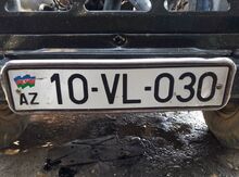 Avtomobil qeydiyyat nişani - 10-VL-030