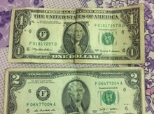 1 və 2 dollar əsginasları
