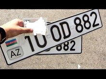 Avtomobil qeydiyyat nişanı - 10-OD-882
