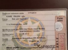 Sürücülük vəsiqəsi tapılıb