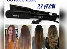 "Braun" saç düzleşdirici
