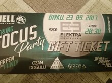 "Focus party Elektra hall" biletlər