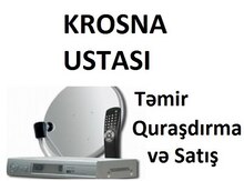 Peyk antenlərinin təmiri və quraşdırılması