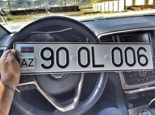 Avtomobil qeydiyyat nişanı - 90-OL-006