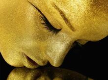 Gold mask