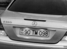 Avtomobil qeydiyyat nişanı - 90-TM-098