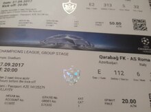 "Qarabağ-Roma" futbol biletləri