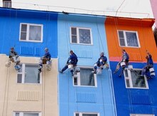 Fasadların təmiri və rənglənmasi