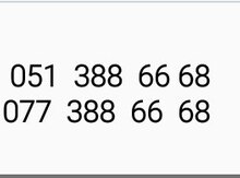 Qoşa nömrələr – (051-077) - 388-66-68