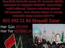 Məşəd ziyarətin təşkili