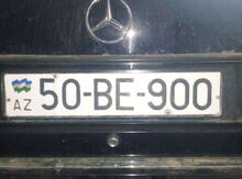 Avtomobil qeydiyyat nişanı - 50-BE-900
